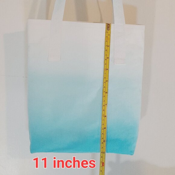 Handmade - Ombre Light Blue Tote Bag - Picture 6 of 6